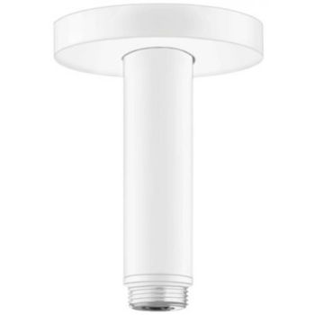 - HANSGROHE Ramię sufitowe 10 cm biały mat 27393700 - 27393700 - Łazienki Szydłowski