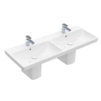 - VILLEROY&BOCH Avento Umywalka meblowa podwójna 120 x 47 cm biała 4A23CK01 - 4A23CK01 - Łazienki Szydłowski