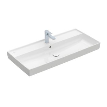  - VILLEROY&BOCH Collaro Umywalka meblowa 100 x 47 cm, biała z powłoką CeramicPlus 4A33A5R1 - 4A33A5R1 - Łazienki Szydłowski