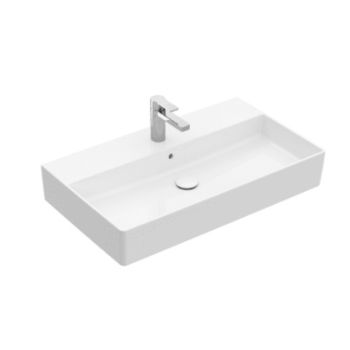 - VILLEROY&BOCH Memento 2.0 Umywalka 80 x 47 cm biała z powłoką CeramicPlus 4A228GR1 - 4A228GR1 - Łazienki Szydłowski