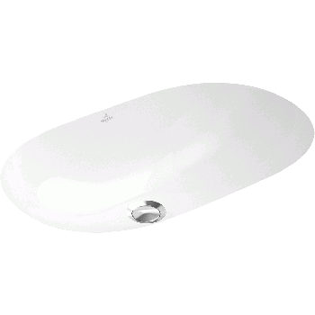 - VILLEROY&BOCH O.Novo Umywalka podblatowa 53 x 32 cm biała z powłoką CeramicPlus 416250R1 - 416250R1 - Łazienki Szydłowski
