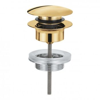 - GROHE- Zawór umywalkowy odpływowy zamykany Kolor cool sunrise 65807GL0 - 65807GL0 - Łazienki Szydłowski