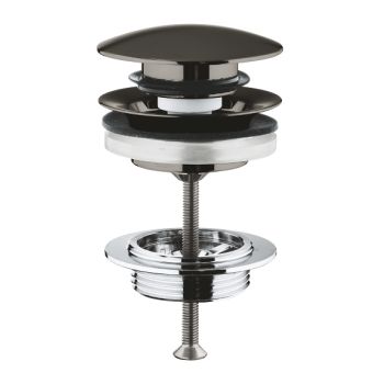 - GROHE-Zawór umywalkowy odpływowy zamykany Kolor szczotkowany grafit 65807AL0 - 65807AL0 - Łazienki Szydłowski