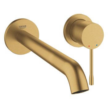 - GROHE-Essence bateria umywalkowa ścienna z długa wylewką 23cm brushed cool sunrise 19967GN1 - 19967GN1 - Łazienki Szydłowski