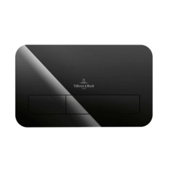  - VILLEROY&BOCH ViConnect przycisk spłukujący szkło glossy black 922400RB - 922400RB - Łazienki Szydłowski