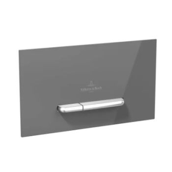  - VILLEROY&BOCH ViConnect przycisk spłukujący szkło szare 922160RA - 922160RA - Łazienki Szydłowski