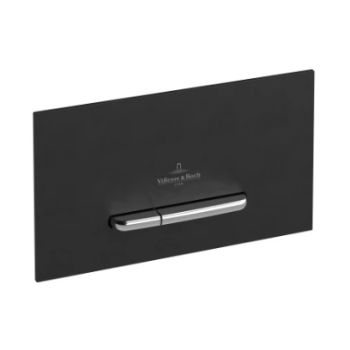  - VILLEROY&BOCH ViConnect przycisk spłukujący szkło glossy black 922160RB - 922160RB - Łazienki Szydłowski