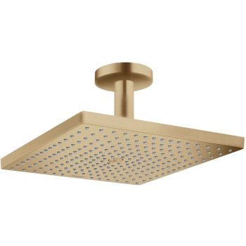 - HANSGROHE Raindance E 300 Air 1jet deszczownica 30 x 30 cm z ramieniem brąz szczotkowany 26250140 - 26250140 - Łazienki Szydłowski