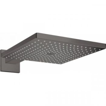- HANSGROHE Raindance deszczownica 30 x 30 cm z ramieniem czarny chrom szczotkowany 26238340 - 26238340 - Łazienki Szydłowski