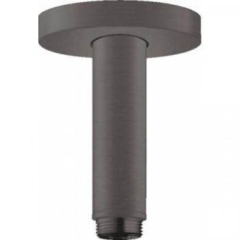  - HANSGROHE Ramię sufitowe, 100 mm czarny chrom szczotkowany 27393340 - 27393340 - Łazienki Szydłowski