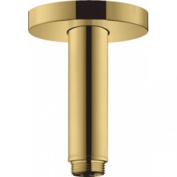 - HANSGROHE Ramię sufitowe 10 cm złoty optyczny polerowany 27393990 - 27393990 - Łazienki Szydłowski