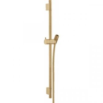  - HANSGROHE Unica Drążek prysznicowy S Puro 65 cm z wężem Isiflex 160 cm brąz szczotkowany 28632140 - 28632140 - Łazienki Szydłowski