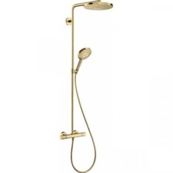 - HANSGROHE Raindance Select Zestaw prysznicowy złoty optyczny polerowany 27633990 - 27633990 - Łazienki Szydłowski
