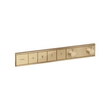 - HANSGROHE RainSelect bateria termostatyczna do ukrytej instalacji dla 4 funkcji, brąz szczotkowany 15382140 - 15382140 - Łazienki Szydłowski