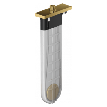 - HANSGROHE iBox Zestaw montażowy, złoty optyczny polerowany 28010990 - 28010990 - Łazienki Szydłowski
