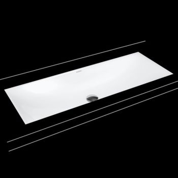 - KALDEWEI SILENIO umywalka podblatowa bez przelewu 93,4 x 39,1 cm biała 906106313001 - 906106313001 - Łazienki Szydłowski