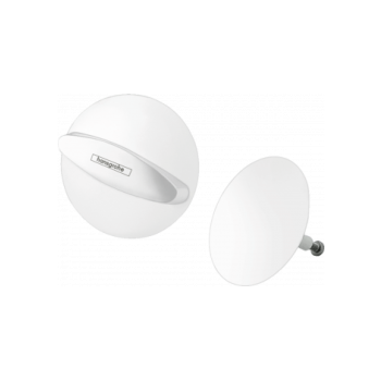- HANSGROHE Element zewnętrzny, zestaw odpływ i przelew, biały mat 58185700 - 58185700 - Łazienki Szydłowski