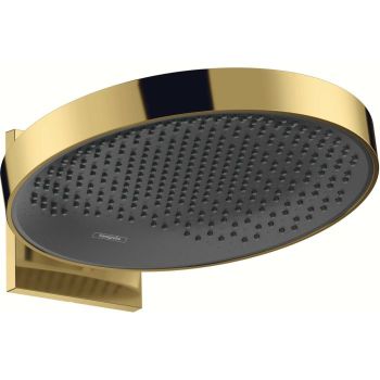 - HANSGROHE Rainfinity deszczownica 36 cm 1jet z ramieniem, złoty optyczny polerowany 26230990 - 26230990 - Łazienki Szydłowski