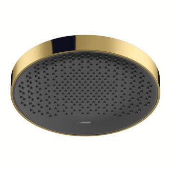 - HANSGROHE Rainfinity deszczownica 36 cm 1jet złoty optyczny polerowany 26231990 - 26231990 - Łazienki Szydłowski