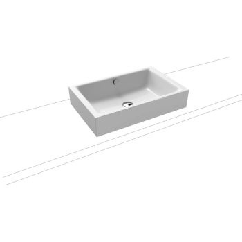 - KALDEWEI Puro S Umywalka nablatowa , stal emaliowana 60 x 38,5 cm kolor biały 909106003001 - 909106003001 - Łazienki Szydłowski