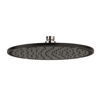  - KLUDI A-QA Deszczownica 25 cm czarny mat/chrom 643258700 - 6432587-00 - Łazienki Szydłowski