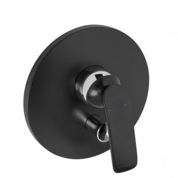 - KLUDI Balance bateria wannowo-prysznicowa czarny mat/chrom 526508775 - 526508775 - Łazienki Szydłowski