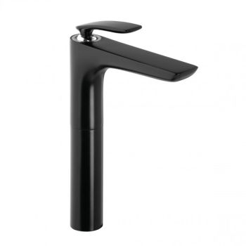 - KLUDI Balance bateria umywalkowa, czarny mat/chrom 522988775 - 522988775 - Łazienki Szydłowski