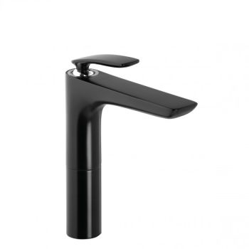 - KLUDI Balance bateria umywalkowa, czarny mat/chrom 522968775 - 522968775 - Łazienki Szydłowski