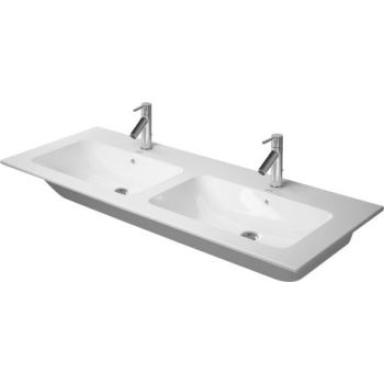  - DURAVIT Me by Starck umywalka meblowa podwójna 130x49 cm biały połysk 2336130000 - 2336130000 - Łazienki Szydłowski