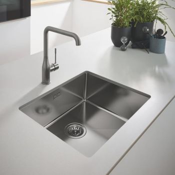 - GROHE-K700 Zlewozmywak 550 x 450 mm ze stali szlachetnej 31574SD1 - 31574SD1 - Łazienki Szydłowski
