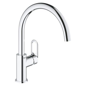 - GROHE-BauFlow Bateria kuchenna chrom 31538001 - 31538001 - Łazienki Szydłowski