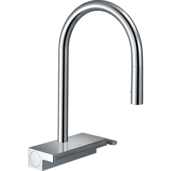 - HANSGROHE Aquno Select bateria kuchenna 170, z wyciąganą wylewką chrom 73831000 - 73831000 - Łazienki Szydłowski
