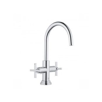  - KLUDI Nova Fonte bateria umywalkowa z pokrętłami chrom 201180520 - 201180520 - Łazienki Szydłowski