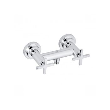  - KLUDI Nova Fonte Dwuotworowa bateria natryskowa z pokrętłami, chrom 207100520 - 207100520 - Łazienki Szydłowski