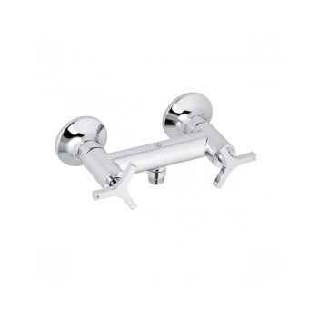  - KLUDI Nova Fonte Dwuotworowa bateria natryskowa z pokrętłami, chrom 207100539 - 207100539 - Łazienki Szydłowski