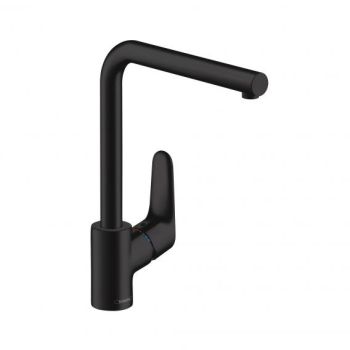 - HANSGROHE Focus bateria kuchenna czarny mat 31817670 - 31817670 - Łazienki Szydłowski