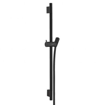  - HANSGROHE Unica Drążek prysznicowy S Puro 65 cm z wężem Isiflex 160 cm czarny mat 28632670 - 28632670 - Łazienki Szydłowski