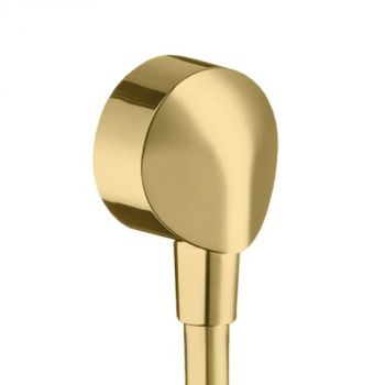 - HANSGROHE Fixfit przyłącze węża złoty optyczny polerowany 27454990 - 27454990 - Łazienki Szydłowski