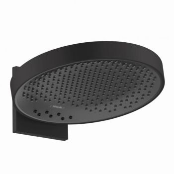 - HANSGROHE Rainfinity deszczownica 360 mm 3jet z przyłączem ściennym czarny mat 26234670 - 26234670 - Łazienki Szydłowski