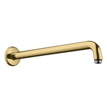 - HANSGROHE Ramię prysznicowe 38,9 cm, złoty optyczny polerowany 27413990 - 27413990 - Łazienki Szydłowski
