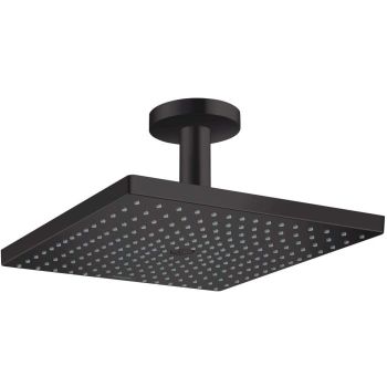 - HANSGROHE Raindance E 300 Air 1jet deszczownica 30 x 30 cm z ramieniem czarny mat 26250670 - 26250670 - Łazienki Szydłowski