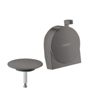 - HANSGROHE Exafill S, element zewnętrzny, czarny chrom szczotkowany 58117340 - 58117340 - Łazienki Szydłowski