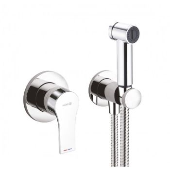  - KLUDI ZENTA SL zestaw higieniczny - komplet chrom 489980565 - 489980565 - Łazienki Szydłowski
