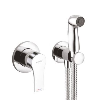  - KLUDI ZENTA SL zestaw higieniczny - komplet chrom 489990565 - 489990565 - Łazienki Szydłowski