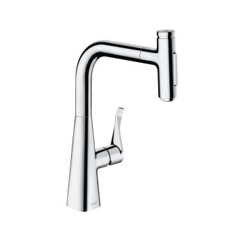 - HANSGROHE Metris Select bateria kuchenna chrom 73817000 - 73817000 - Łazienki Szydłowski