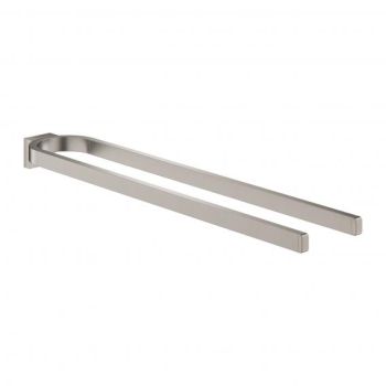 - GROHE-Selection Wieszak na ręczniki 2 ramienny stały 41,1 cm brushed hard graphite 41059AL0 - 41059AL0 - Łazienki Szydłowski