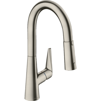 - HANSGROHE Talis M51 bateria kuchenna z wyciąganą wylewką, stal nierdzewna 73850800 - 73850800 - Łazienki Szydłowski