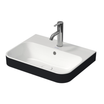 - DURAVIT Happy D.2 Plus umywalka stawiana 50x40 cm, kolor wnętrza biały, kolor zewnętrzny antracyt mat 2360506100 - 2360506100 - Łazienki Szydłowski