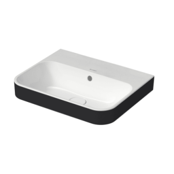 - DURAVIT Happy D.2 Plus umywalka stawiana 50x40 cm, kolor wnętrza biały, kolor zewnętrzny antracyt mat 2360506160 - 2360506160 - Łazienki Szydłowski
