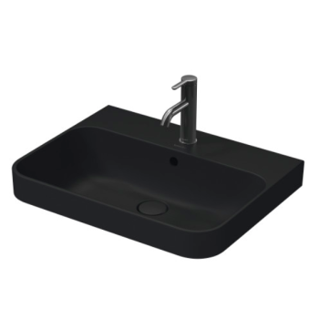 - DURAVIT Happy D.2 Plus umywalka stawiana 60x46 cm, antracyt mat 2360601300 - 2360601300 - Łazienki Szydłowski